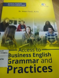 Access To Business English Grammar And Practices