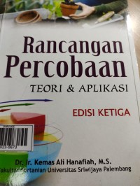 Rancangan Percobaan Teori & Aplikasi