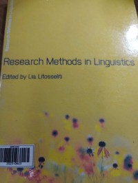 Resarch Methods in Linguistics