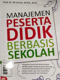 Manajemen Peserta Didik Berbasis Sekolah