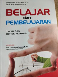 Belajar dan Pembelajaran