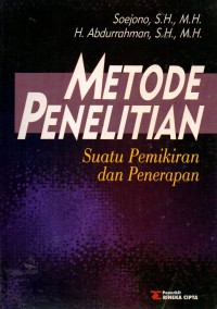 metode penelitian suatu pemikiran dan penerapan