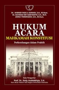 hukum acara mahkamah konstitusi