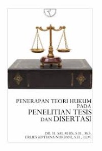 penerapan teori hukum pada penelitian tesis dan disertasi