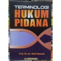 terminologi hukum pidana